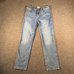 Abercrombie Kids Straight Leg Jeans Medium Wash Blue Size 13/14 Long 12462